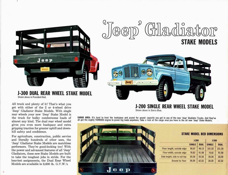 1962 Jeep Full-Line Brochure Page 9